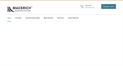 Desktop Screenshot of macerichtourism.com